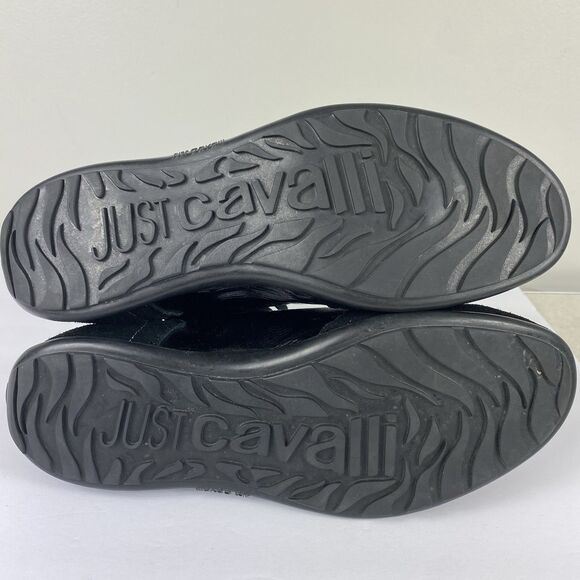 Just Cavalli Mens Boxer Sneaker Boots Sz 9 / 42 EU Y2K High Top Lace Up Shoes - Picture 7 of 10